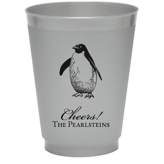 Penguin Colored Shatterproof Cups
